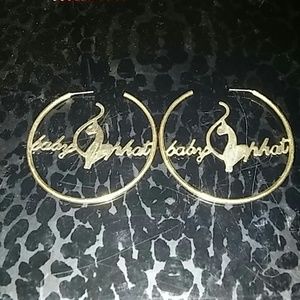 Baby Phat Hoop Ear Rings